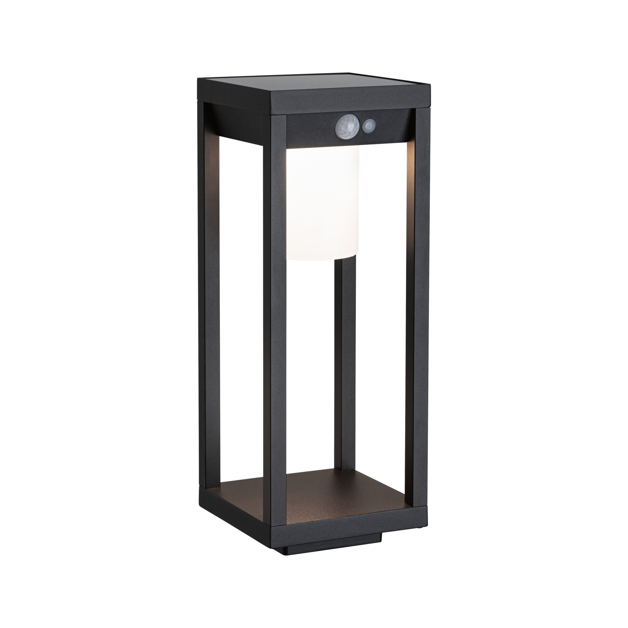 Paulmann PAULMANN LED-Pollerleuchte 5,5W IP44 schwarz Marisol Solar 945.73 3000K 350lm Aluminium
