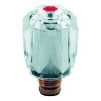 Oberteil 45956 mit Brillant Griff Markierung rot 1/2" chrom