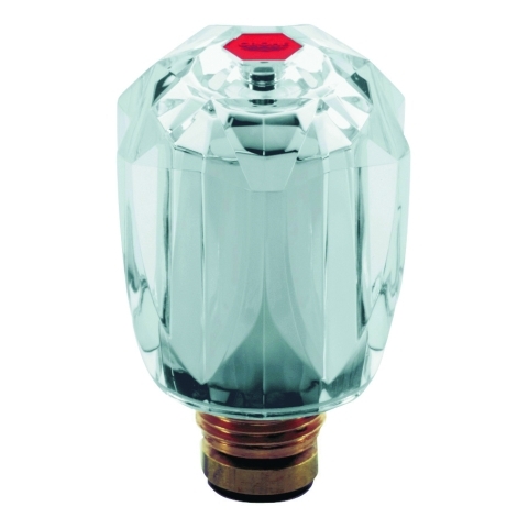 Oberteil 45956 mit Brillant Griff Markierung rot 1/2" chrom