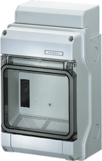HENSEL Automatengehäuse Aufputz 1x6TE Kunststoff KV 1506 IP54 146x238x111mm ET93mm
