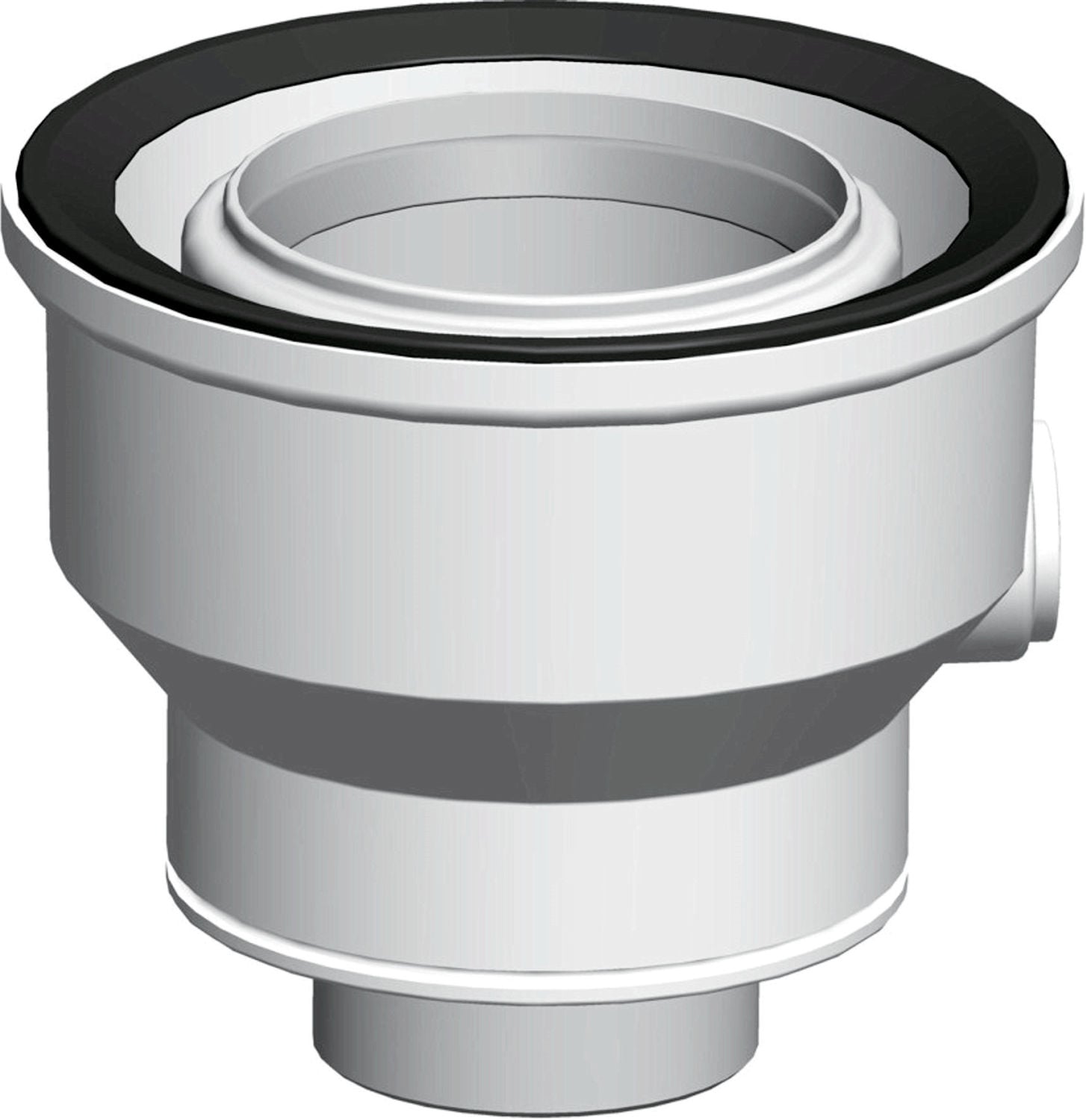 Erweiterung DN60/100 - DN80/125, aus PP