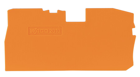 WAGO GmbH &amp; Co. KG Abschlussplatte 1mm orange 2010-7192