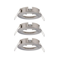 PAULMANN LED-Einbaustrahler 3x10W 3LEDs Choose 924.79 eisen GU10 eisen gbürst