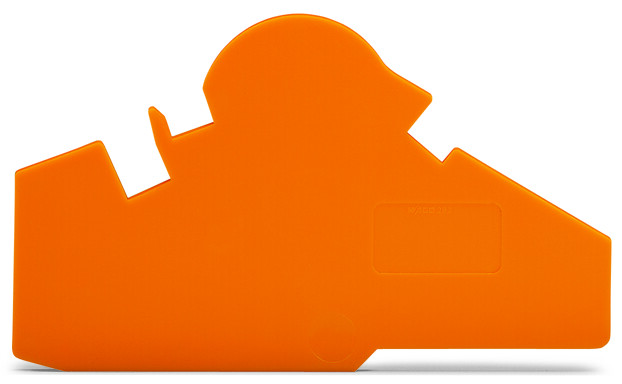 WAGO GmbH & Co. KG Abschluß- und Trennplatte orange, 1,5mm dick 282-386