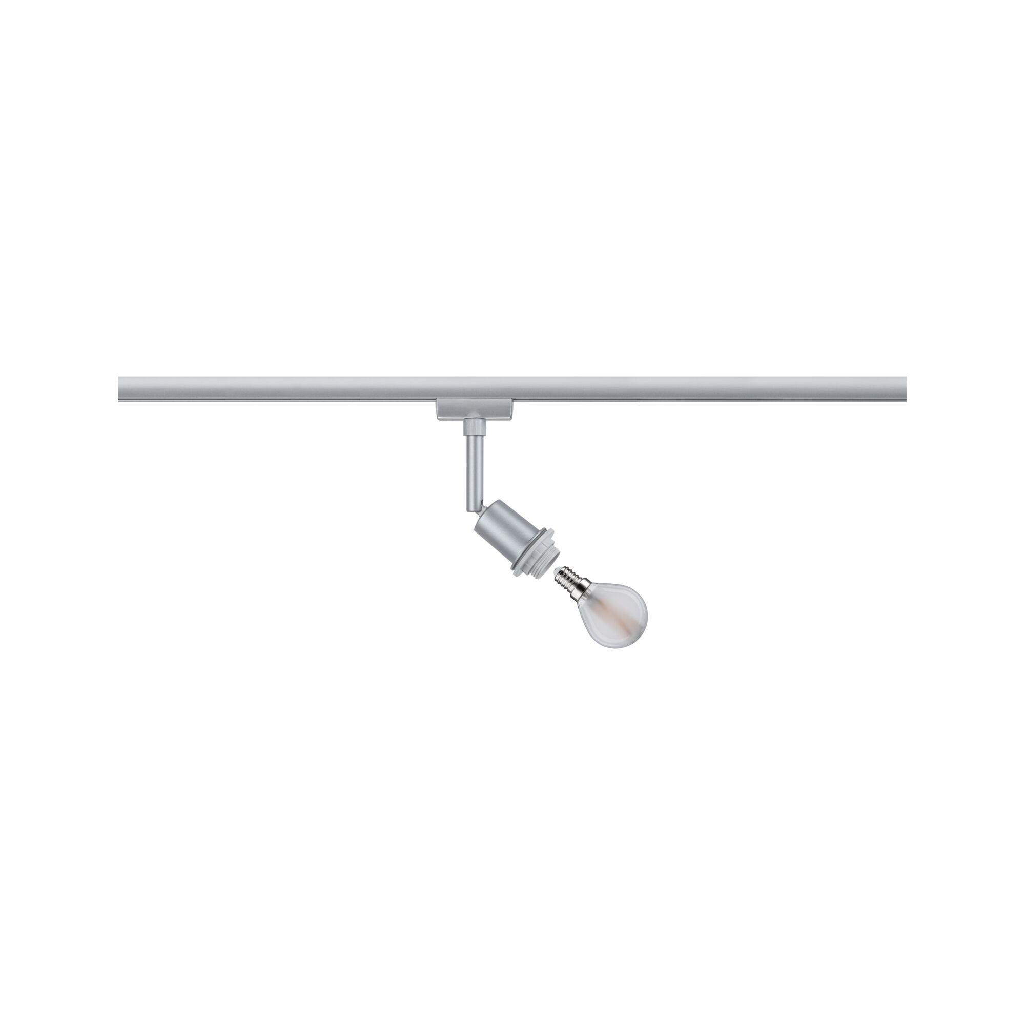 Paulmann PAULMANN Schienenstrahler 20W HV chr E14 969.68 chr matt Aluminium IP20 2Ph