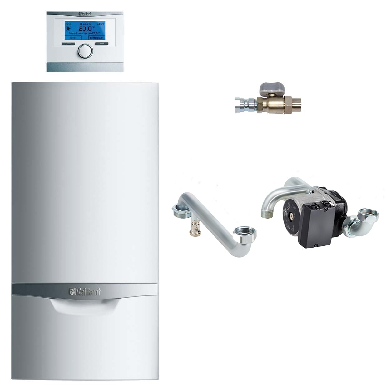 VAILLANT Paket 1.205/7 ecoTEC plus VC 1206/5 LL, VRC 700/6,Zubehör