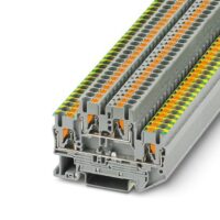 Phoenix Contact Schutzleiter-Reihenklemme 5,2 mm, grau PTTB 2,5-PE/L
