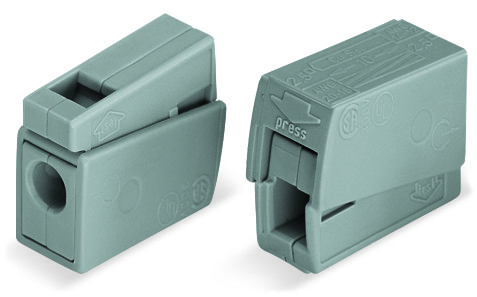 WAGO GmbH &amp; Co. KG Leuchtenklemme 1,0-2,5mmq grau 224-101