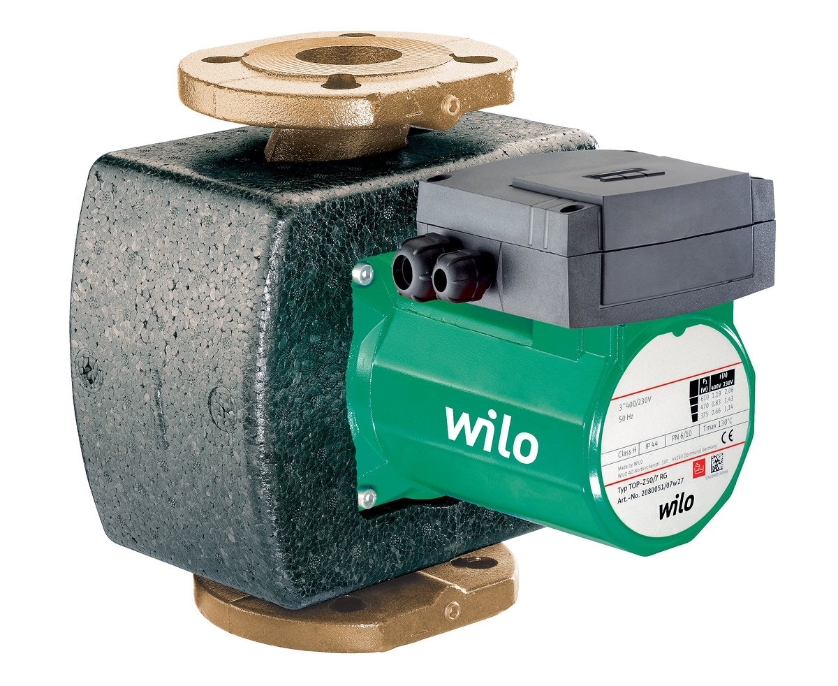 WILO Nassläufer-Standardpumpe TOP-Z 40/7 (1x230 V, PN 6/10, RG),DN40