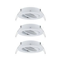 PAULMANN LED-Einbaustrahler 3x10W 3LEDs Choose 924.86 weiß GU10 weiß Aluminium IP23