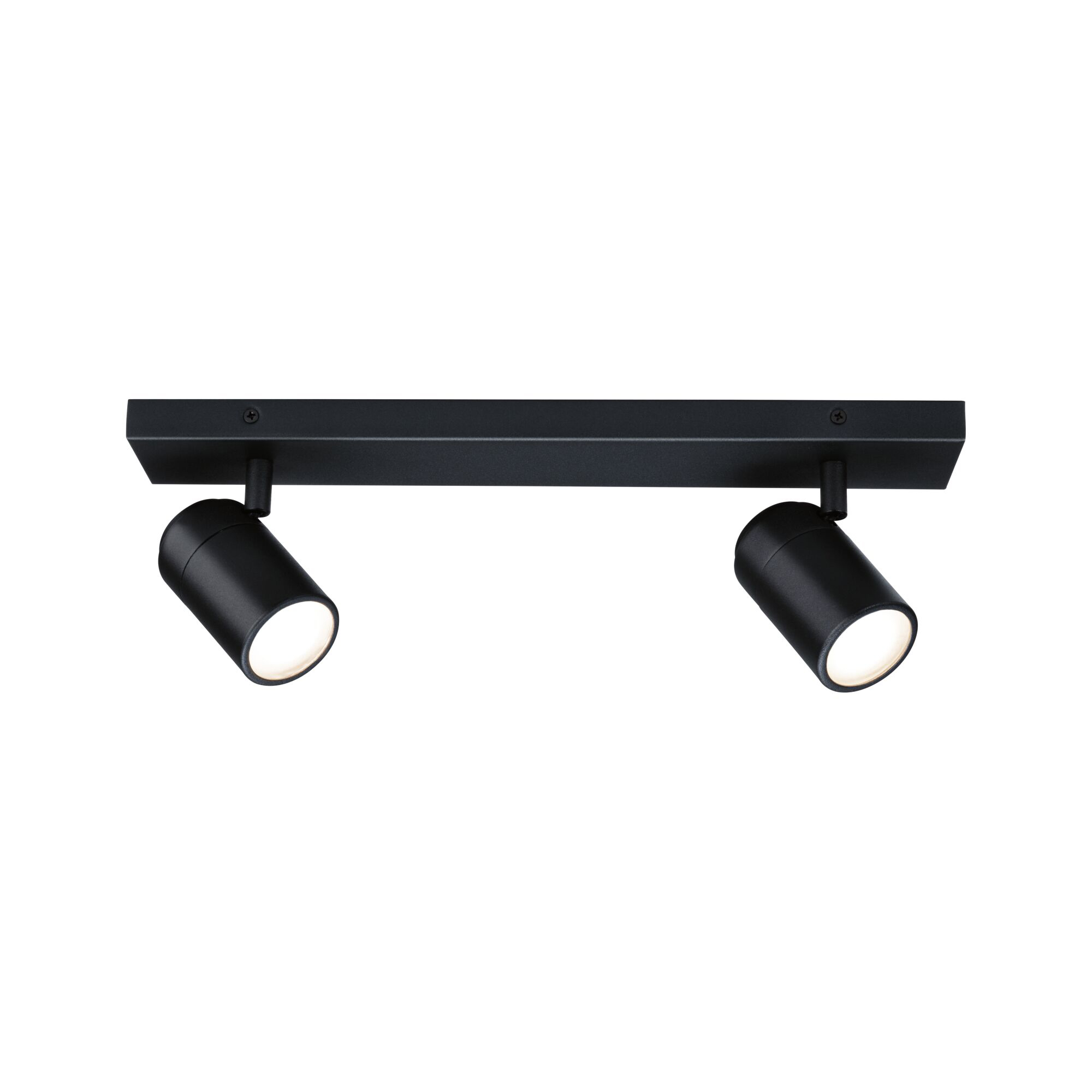 Paulmann PAULMANN LED-Anbaustrahler 10W 2LEDs schwarz Zyli 667.75 GU10 schwarz matt Aluminium IP44
