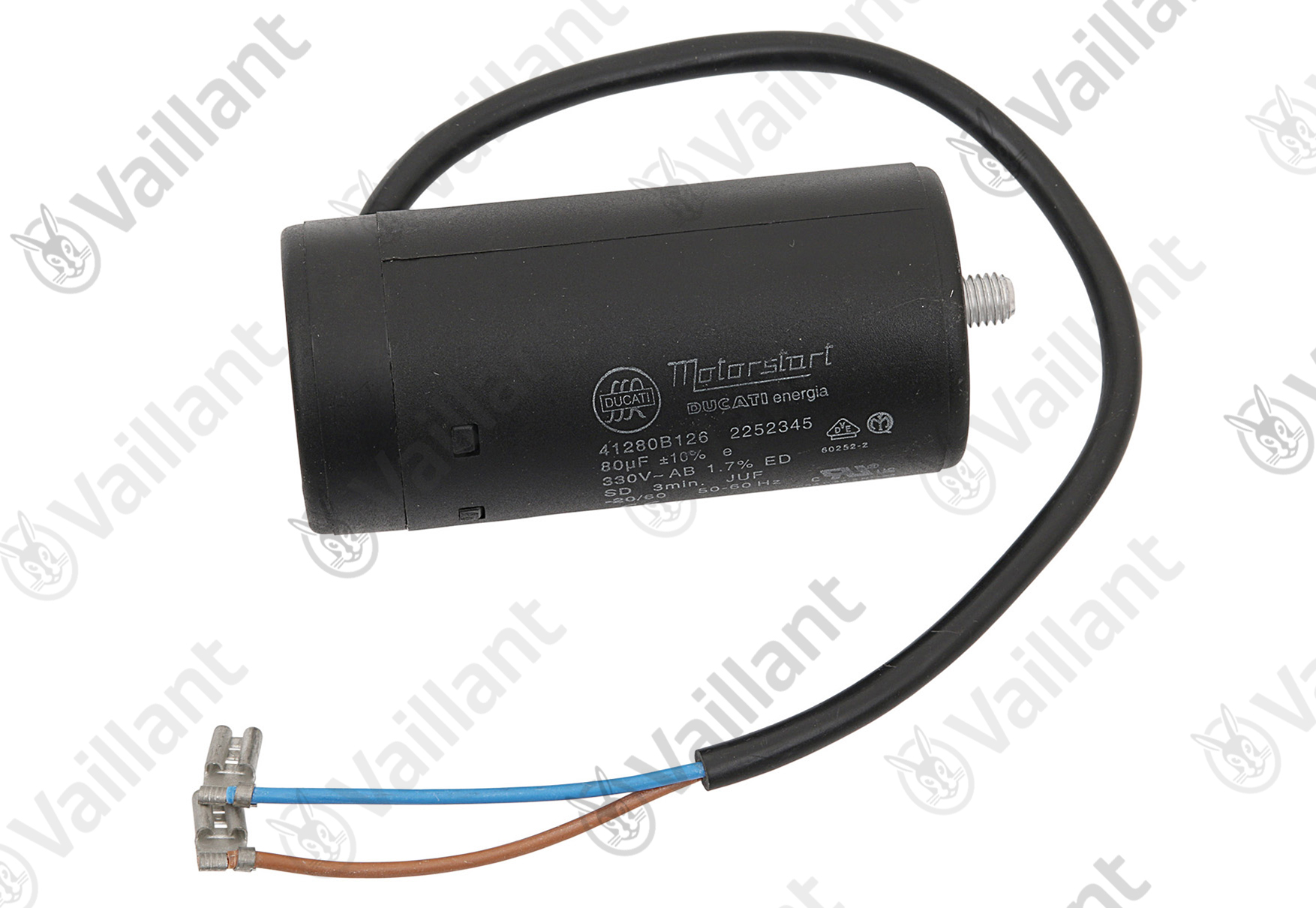 Vaillant Kondensator, 72 uF, Kompressor Vaillant-Nr. 0020137367