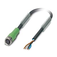 Phoenix Contact Sensor-Kabel, Buchse M8 gerade,4p.,3m SAC4P-3,0-PUR/M8FS