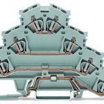 WAGO GmbH & Co. KG Vierstock-Reihenklemme L1-L2-L3-PE, für TS35 281-530