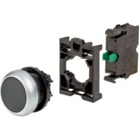 Eaton (Moeller) Drucktaste RMQ-Titan flach tastend schw. M22-D-S-K10-BVP