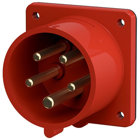 MENNEKES CEE-Anbauger&auml;testecker 5p 16A 1408 400V/rt 6h IP44 Schraubkl ger Kunststoff
