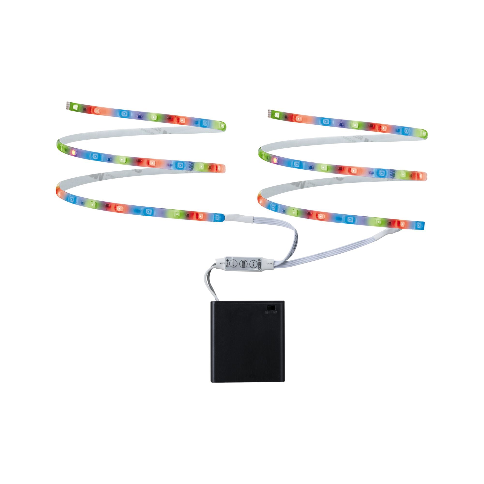 Paulmann PAULMANN LED-Lichtband 1,2W/m rgb IP20 Mobil 707.00 60Stk/m DC 1,5V Anschlussset