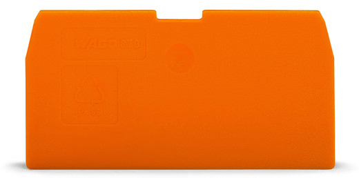 WAGO GmbH &amp; Co. KG Abschlußplatte 1mm, grau 870-943