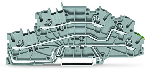 WAGO GmbH &amp; Co. KG Installationsetagenklemme 4mm² grau L/L/PE 2003-6645