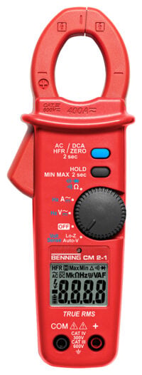 BENNING Zangenmessgerät digi auto UC BENNING CM 2-1 Echteffektivwertmessung (