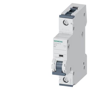 Siemens Siemens Dig Industr. LS-Schalter B4A,1-polig, T=70,6kA 5SY6104-6