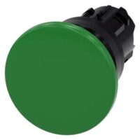 Siemens Dig Industr. Pilzdrucktaster 22mm, rund, grün 3SU1000-1BD40-0AA0
