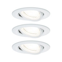 PAULMANN LED-Einbaustrahler 2,8W Konverter weiß 924.55 3LEDs 4000K weiß 505lm weiß matt Aluminium