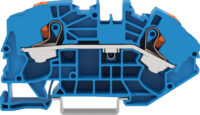 WAGO GmbH & Co. KG 2-Leiter-Verteilerklemme Drücker,16mm²,blau 2216-7604