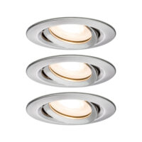 PAULMANN LED-Einbaustrahler 3x7W Konverter weiß Nova 929.00 dimmbar 3LEDs eisen 2700K 460lm