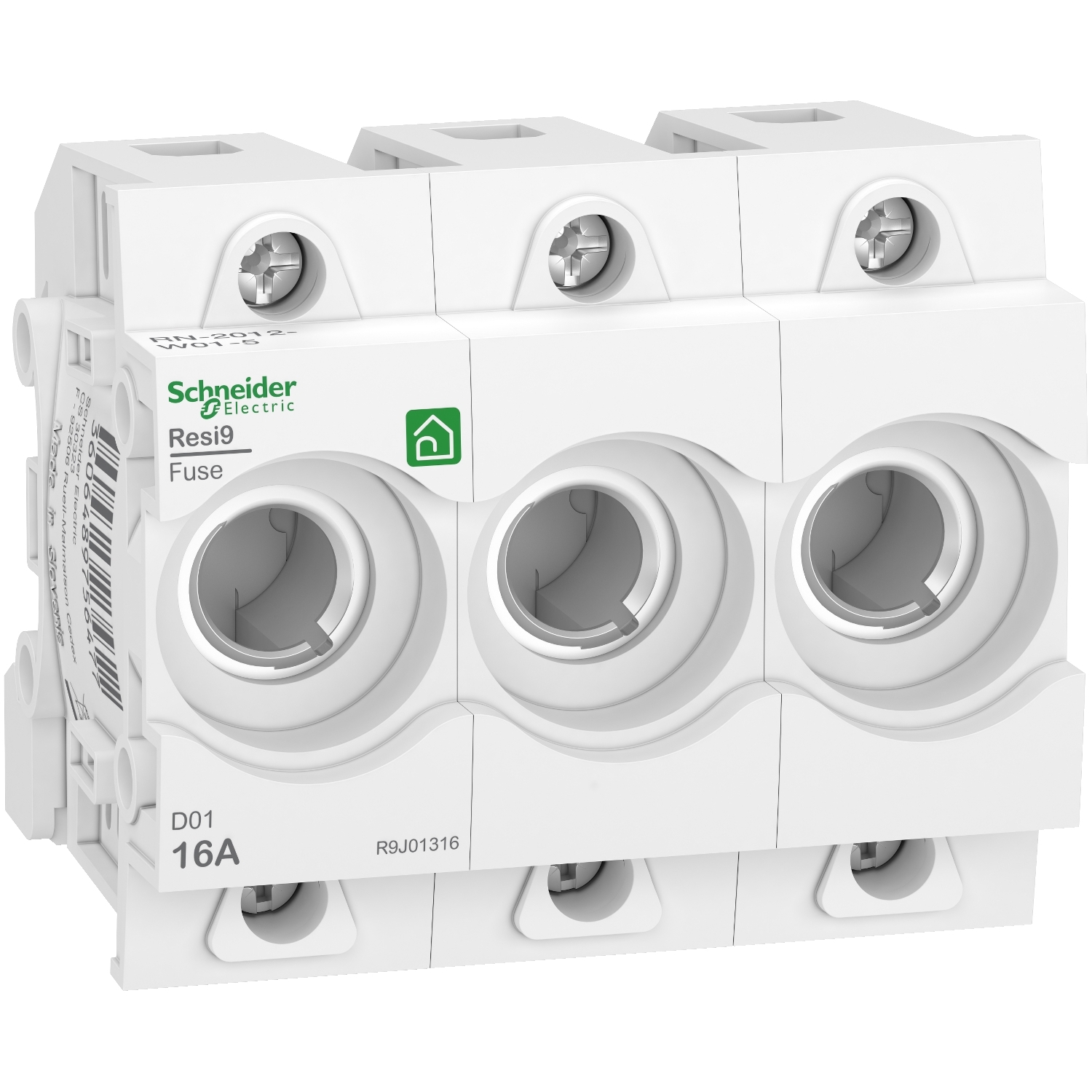 Schneider Schneider Electric Neozed Sicherungssockel 3P, 16A, 400V R9J01316