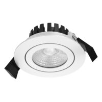 EVN Lichttechnik LED-Deckeneinbauleuchte 3000K IP65 weiß P65080102