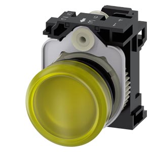 Siemens Siemens Dig Industr. Leuchtmelder 22mm, rund, gelb 3SU1106-6AA30-3AA0