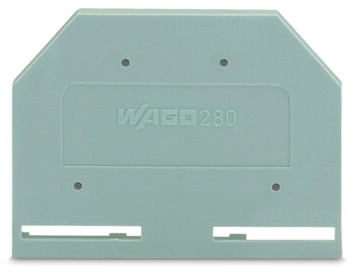 WAGO GmbH &amp; Co. KG Abschlußplatte grau 280-301