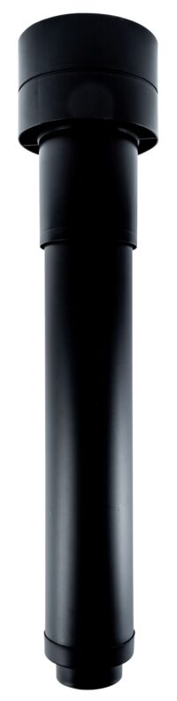 Dachdurchführung DN160 isoliert, L:1159mm, schwarz, für CWL