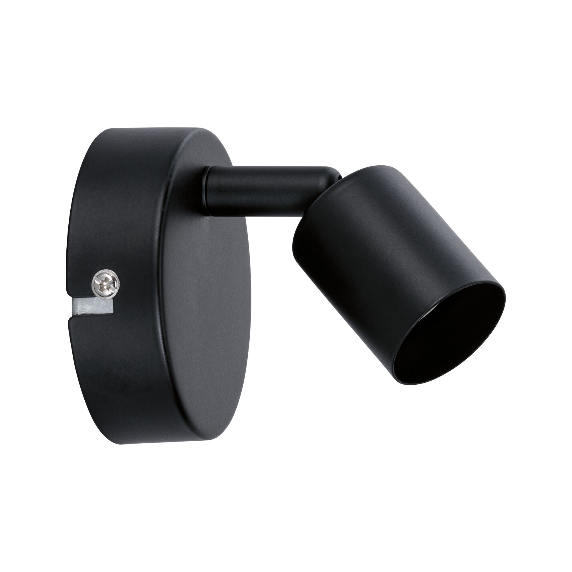 Paulmann PAULMANN LED-Anbaustrahler 10W 1LED schwarz Carolina 667.55 GU10 schwarz matt Aluminium IP20