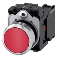 Siemens Dig Industr. Drucktaster Druckknopf, 1Ö 3SU1150-0AB20-1CA0