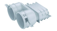 VAILLANT Übergangsstück VAZ-B75-F52 von 2x D 75/62 mm auf 1x 52x132 mm