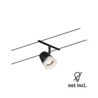 PAULMANN LED-Strahler 10W Konverter 1LED schwarz CorDuo 944.64 GU5,3 schwarz matt Aluminium IP20