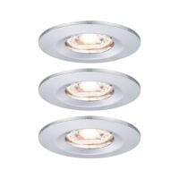 PAULMANN LED-Einbaustrahler 3x4W Konverter weiß Nova 943.03 3LEDs chr 2700K 310lm chr