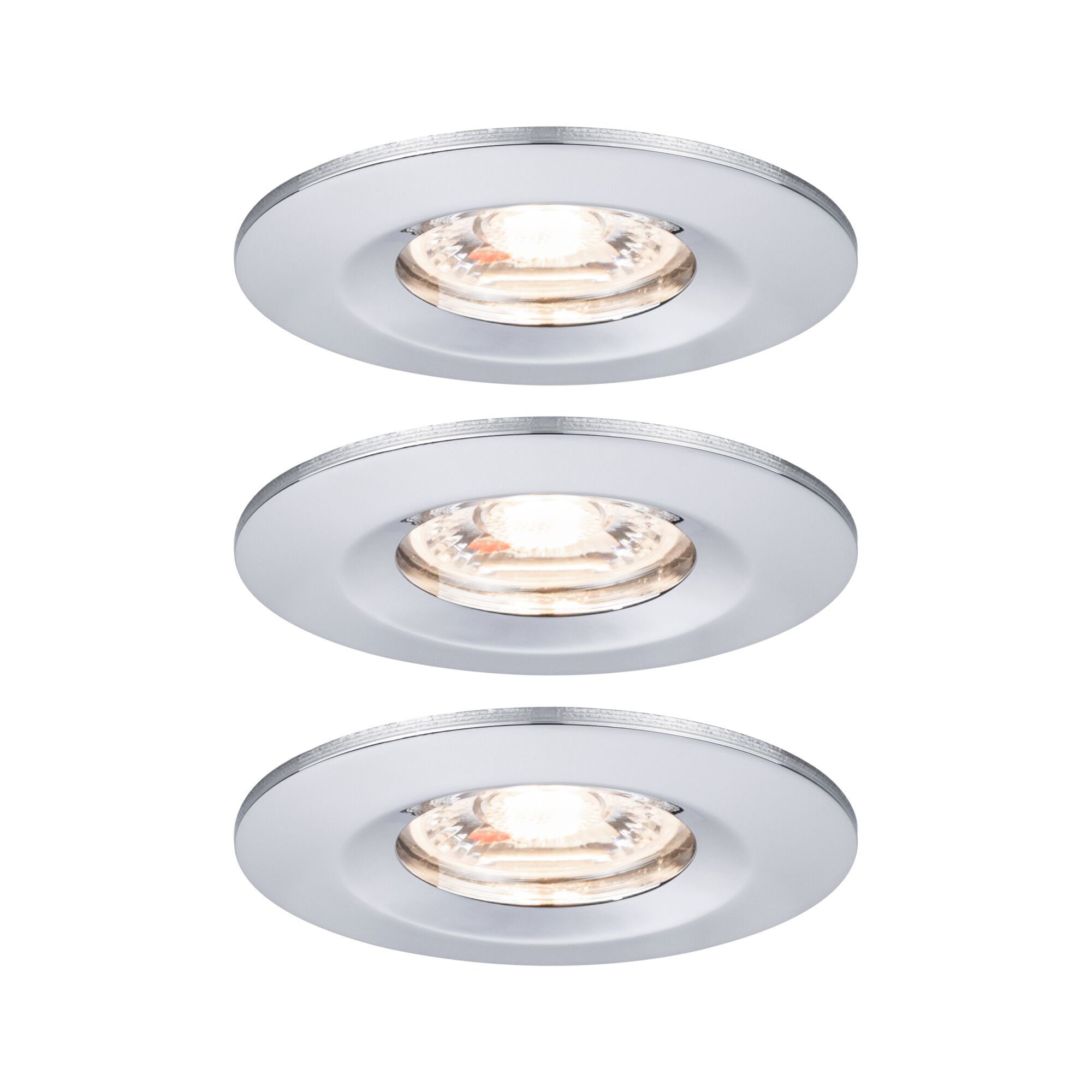 Paulmann PAULMANN LED-Einbaustrahler 3x4W Konverter weiß Nova 943.03 3LEDs chr 2700K 310lm chr