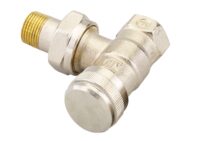 Rücklaufverschraubung RLV 10 R 3/8, Eck, vernickelt