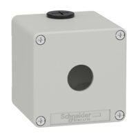 Schneider Electric Leergehäuse XAP, Metall grau, für 1x22mm XAPD1501