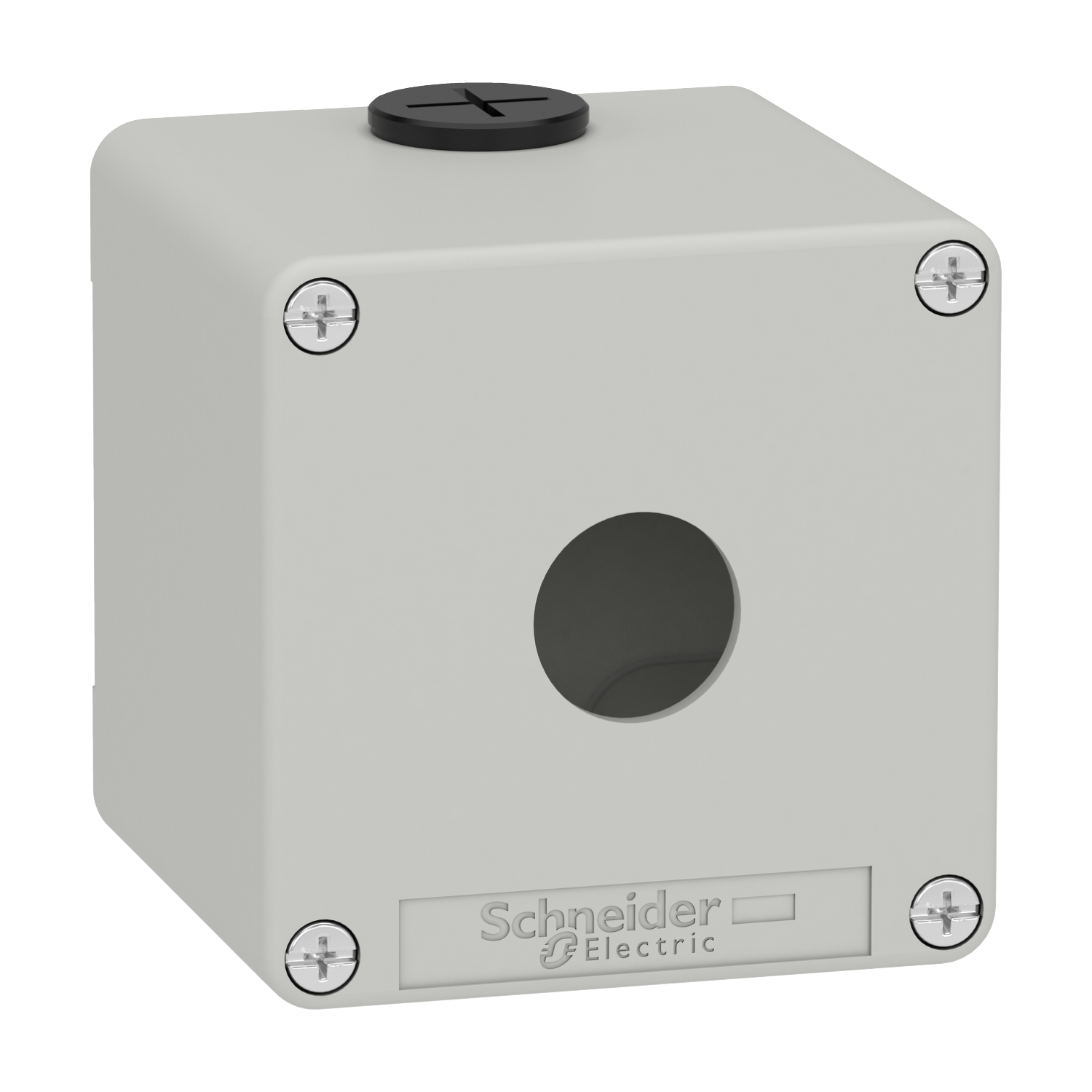 Schneider Schneider Electric Leergehäuse XAP, Metall grau, für 1x22mm XAPD1501