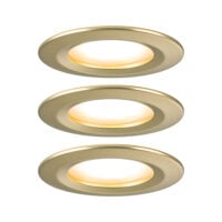 PAULMANN LED-Einbaustrahler 6W Konverter go 924.07 3LEDs 2700K weiß 470lm go matt Aluminium