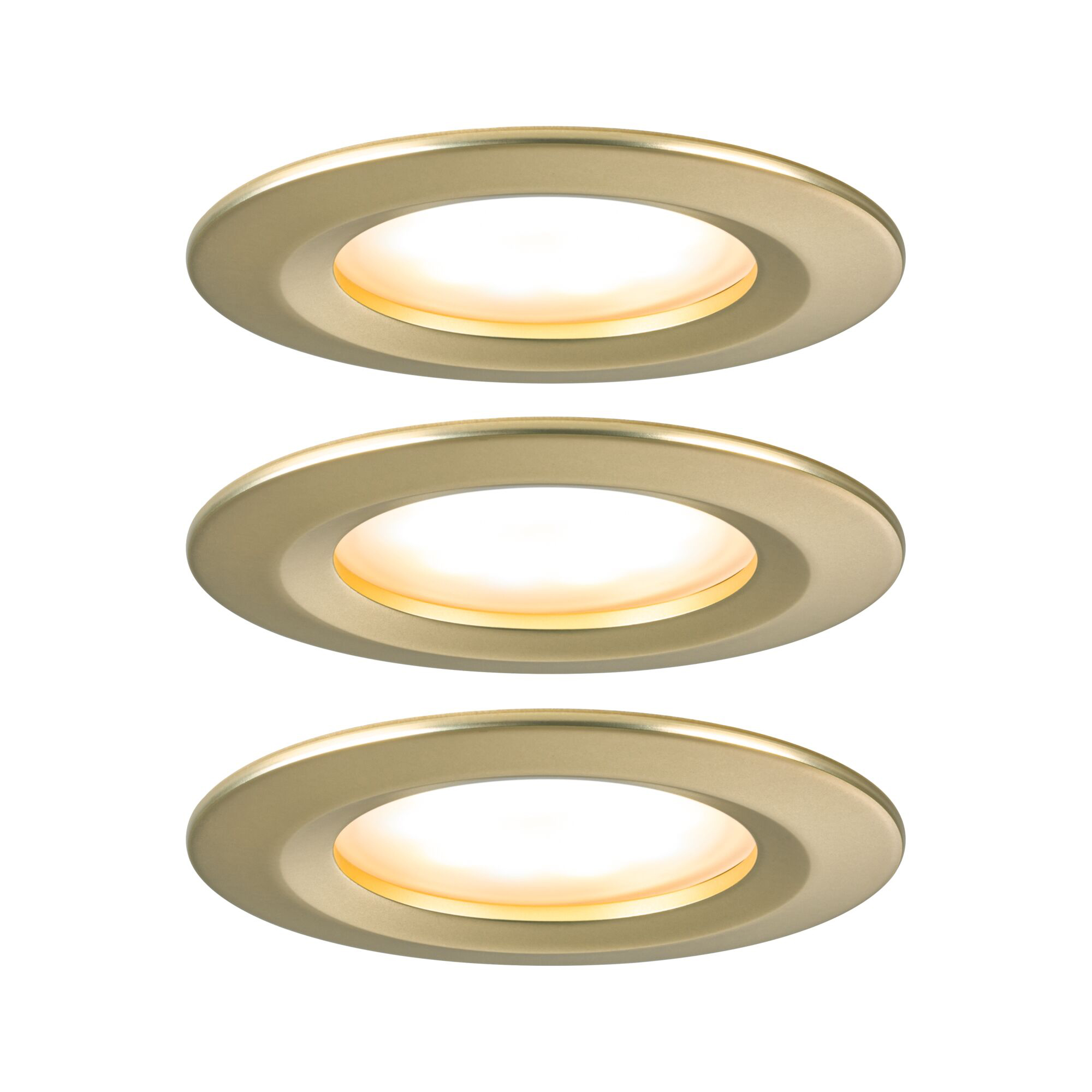 Paulmann PAULMANN LED-Einbaustrahler 6W Konverter go 924.07 3LEDs 2700K weiß 470lm go matt Aluminium