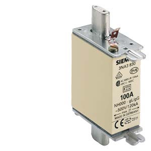 Siemens Siemens Dig Industr. NH-Sicherungseinsatz G000 100A 500AC 3NA3830