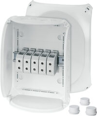 HENSEL Klemmenkasten 35qmm 5-fach Kunststoff Aufputz hfr DK 3535 G 225x295x122mm IP66