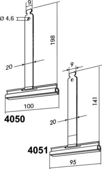 DELTA DORE Befestigungsfeder 190mm ab SW50 4050