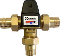 Thermostatischer Wassermischer 3/4" für Warmwasser