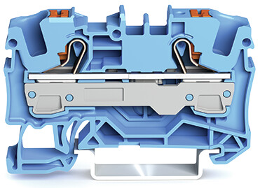 WAGO GmbH &amp; Co. KG 2-Leiter-Durchgangsklemme 6qmm, blau 2206-1204